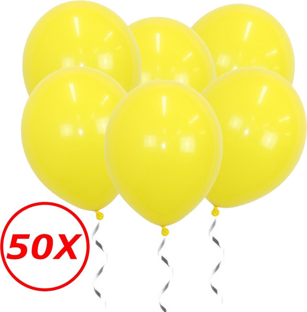 Gele Ballonnen 50St Feestversiering Verjaardag Ballon
