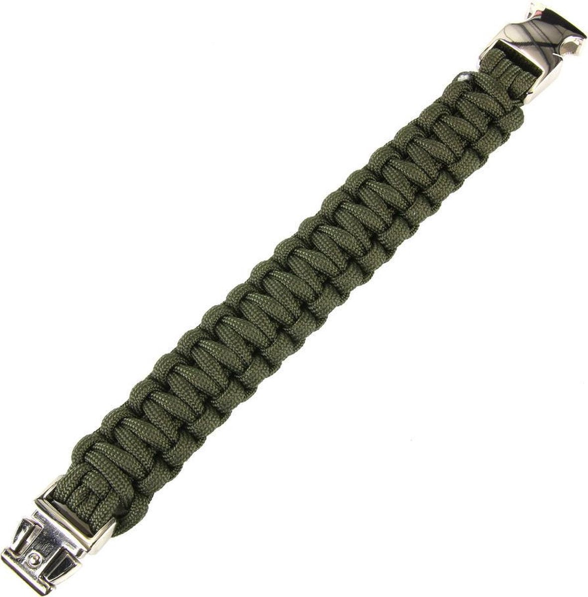 Paracord bracelet K2139 8inch groen