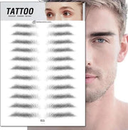 Dermarolling Semi-Permanente Waterproof Wenkbrauw Tattoo Sticker #E11