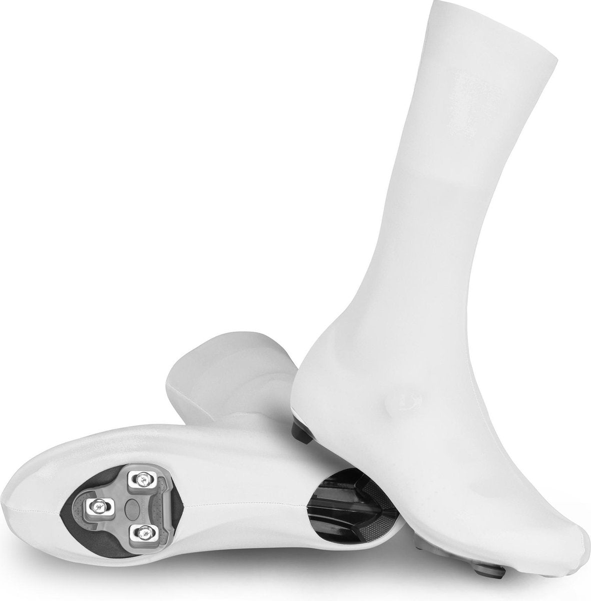 GripGrab Race Aero TT Race Day Lycra Overschoen 2 Unisex - Wit - Maat S