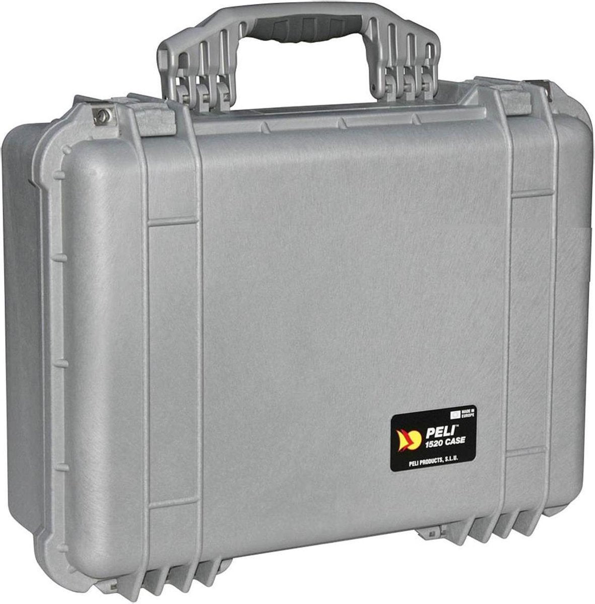 Peli 1520 Waterdichte Camerakoffer Zilver met Foam Interieur