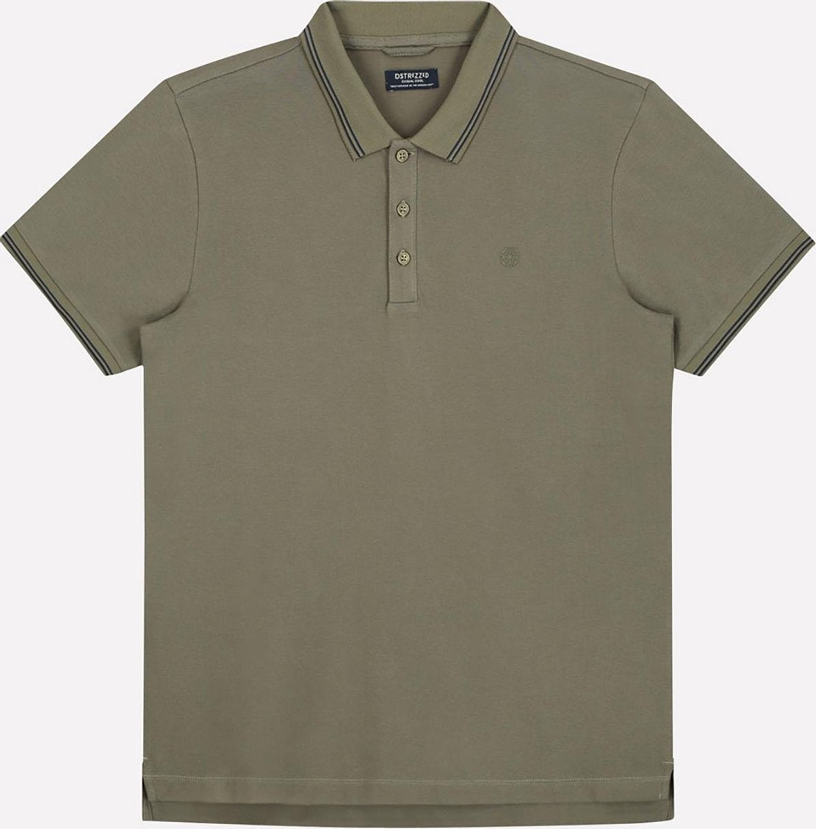 Dstrezzed Polo Korte Mouw Army Groen (202646 - 511)