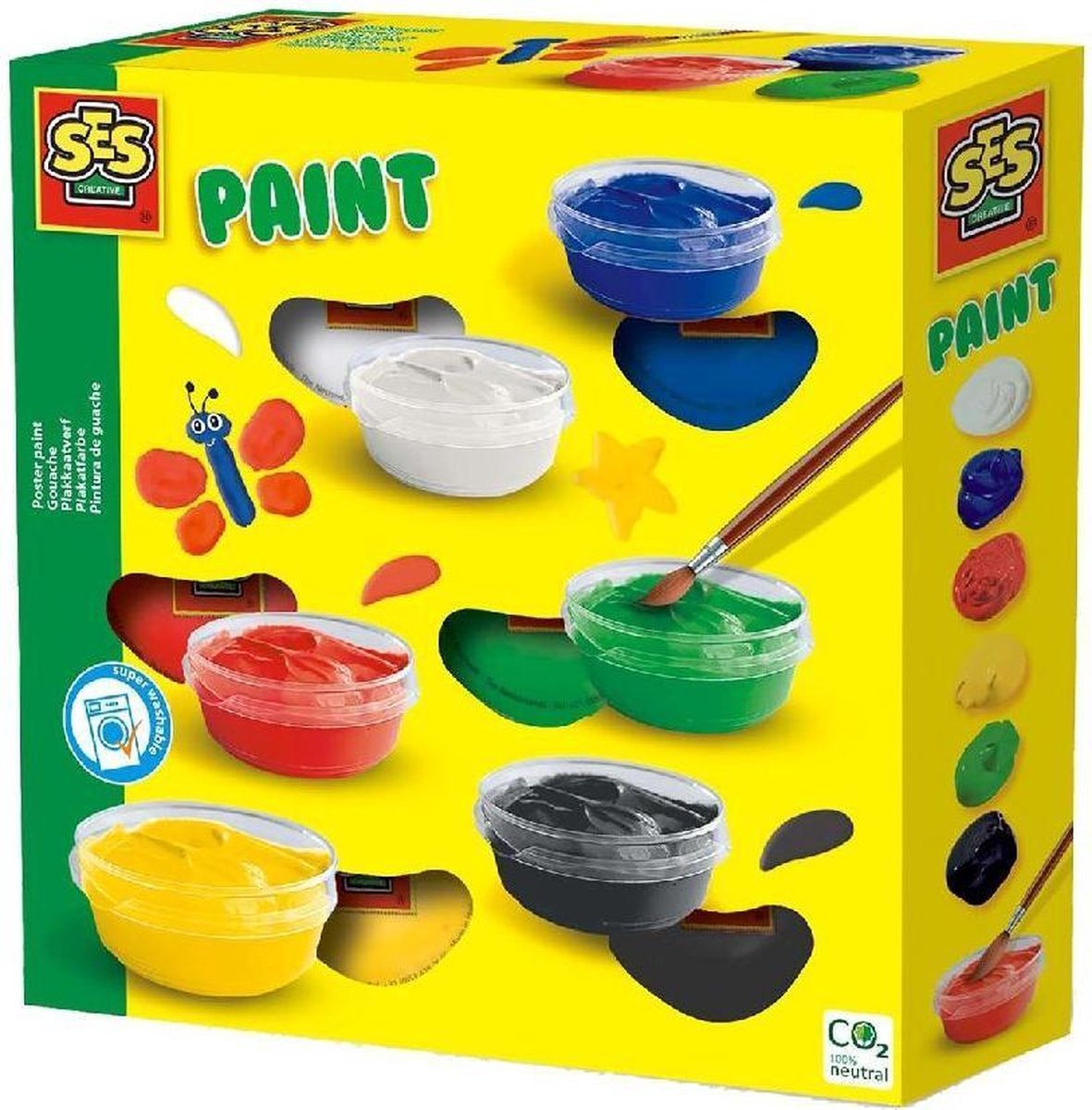 Plakkaatverf - 6 kleuren