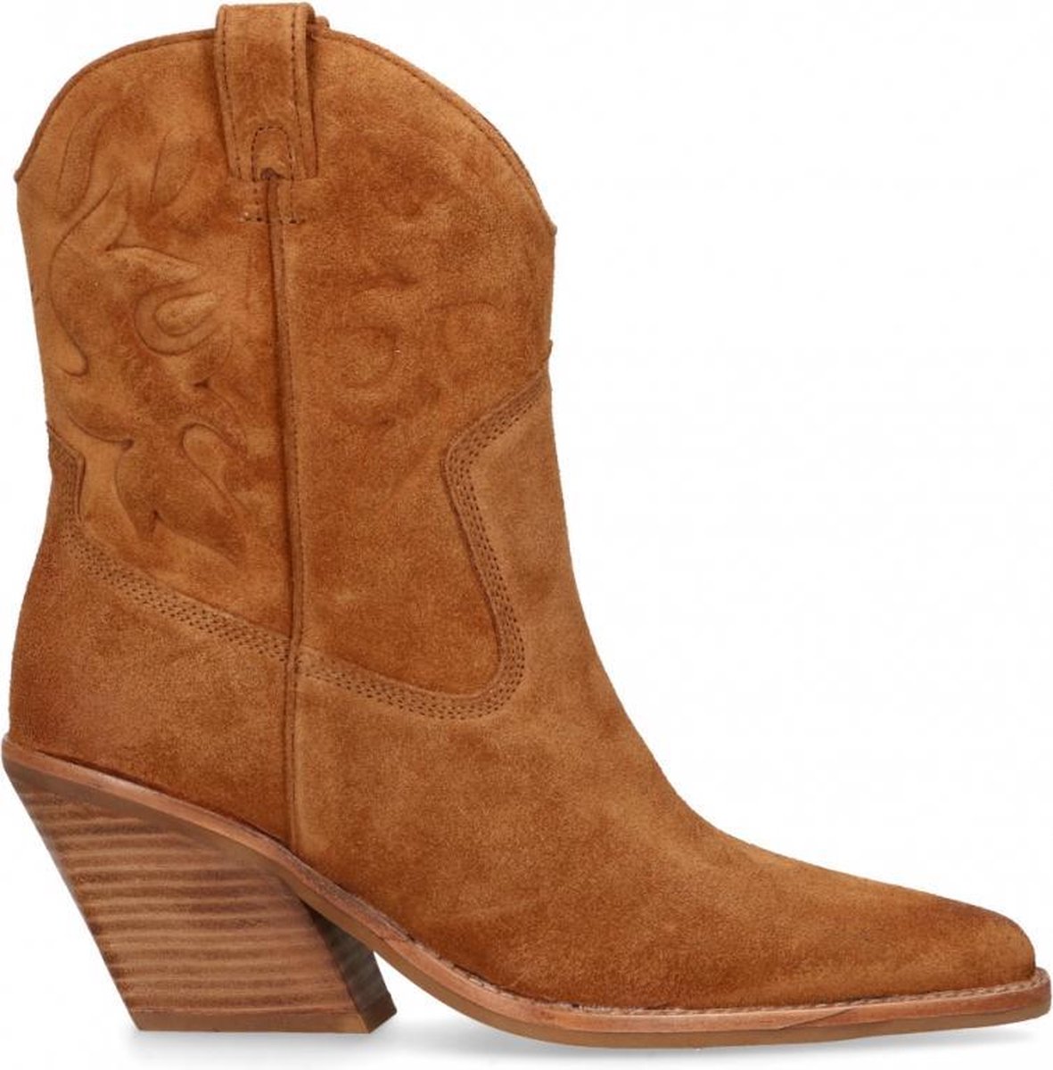 Bronx  - Low Kole Westernlaarsje - Womens - Cognac - 40