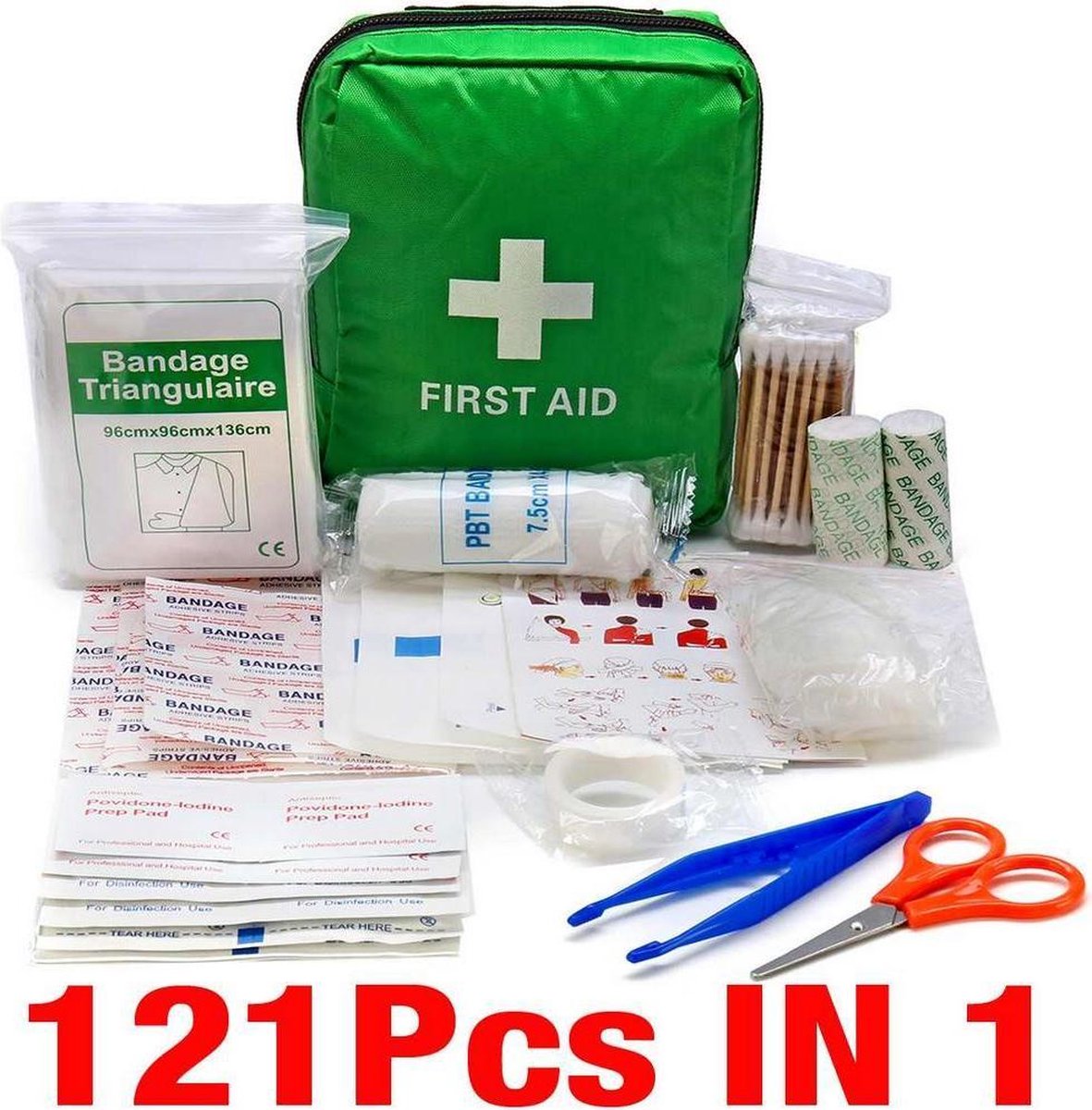 EHBO kit - tasje 121-delig