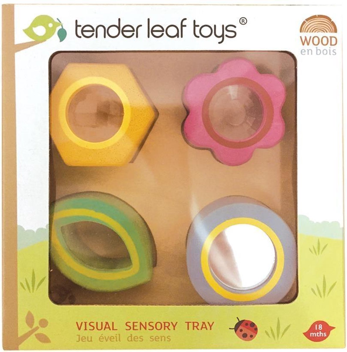 Tender Toys Vormenpuzzel Met Kleur Hout Junior 14 X 14 X 4 Cm