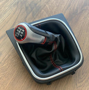 Lederen Sport Pook Schakel Pook Geschikt voor VW Golf 5 6 Gti Gtd R R20 R Line Tdi Tsi 6 Speed Scirocco Jetta