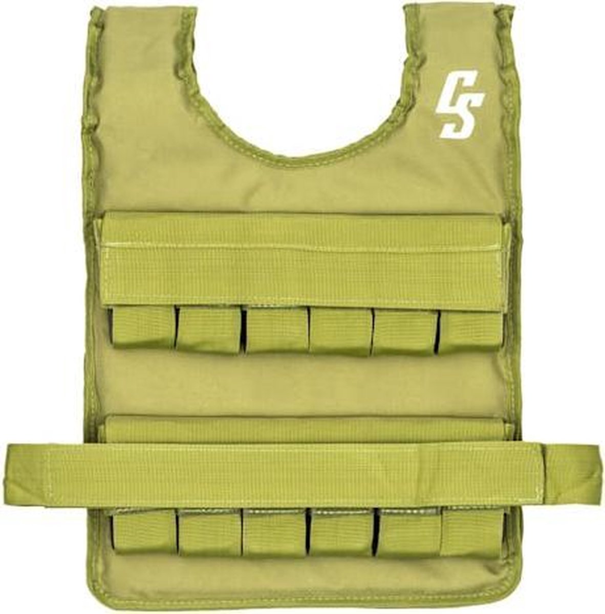 CAPITAL SPORTS Monstervest gewichtsvest 25 kg - Weight vest - Sportvest - Voor uitbreiding van kracht- en duurtraining