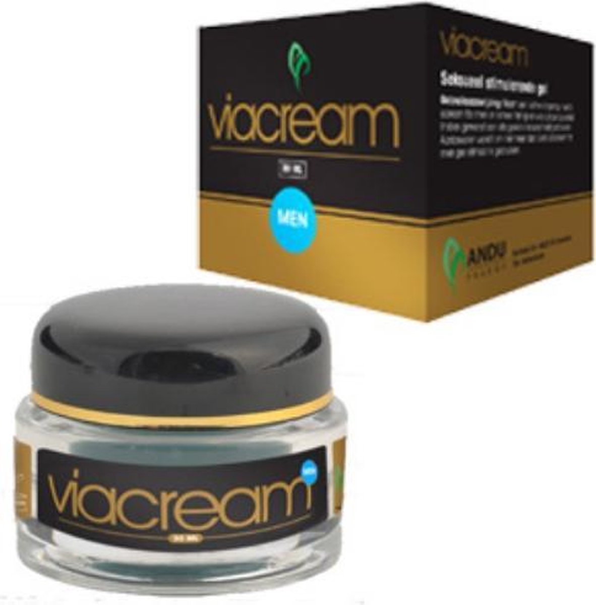 Erotisch Stimulerende Gel - Viacream Man - Transparant - Drogist - Voor Hem - Drogisterij - Stimulerende gel