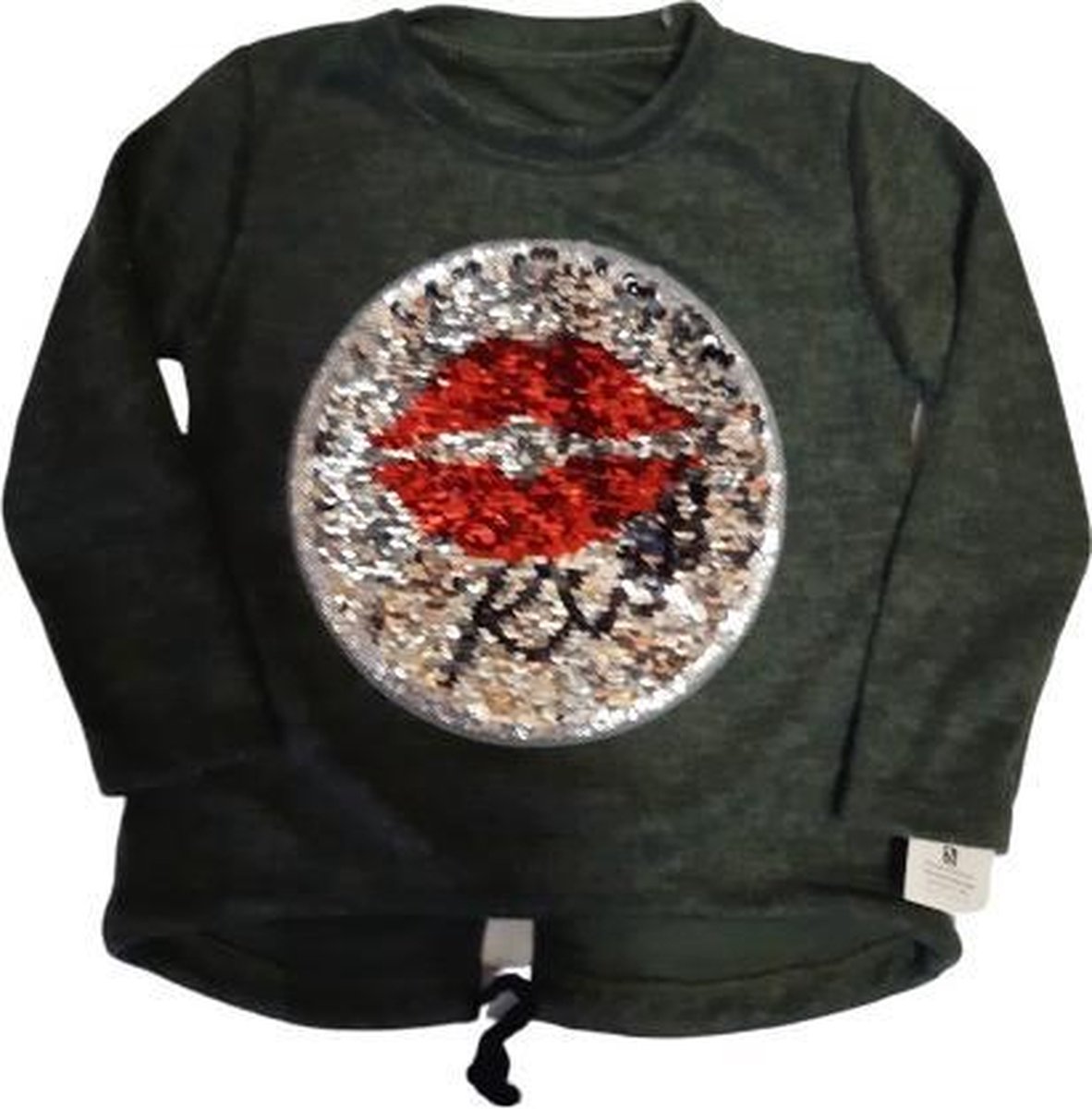 s&C Trui Kiss groen 98/104