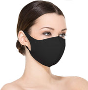3x FASHION Mondkapje - ZWART - Mondmasker - Wasbaar - Mondkapjes - Black - Facemask - Mouth mask - Herbruikbaar - Adembescherming - Mannen