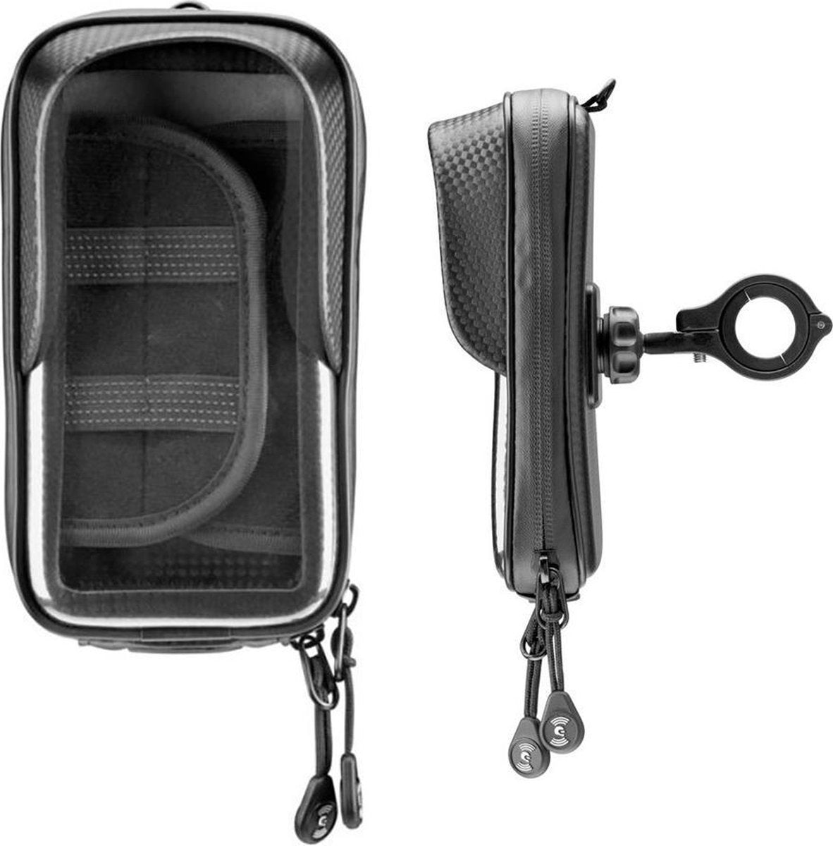 Interphone - Unicase Master 6.5 inch Telefoonhouder Fiets en Motor Stuur (max. 165x90mm)
