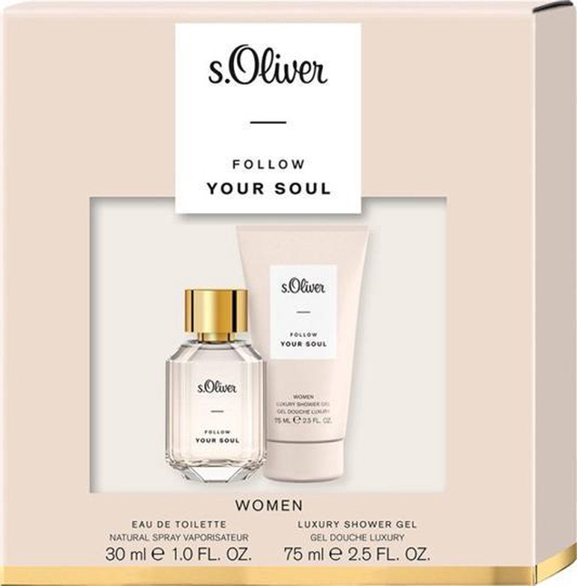 s.Oliver Follow Your Soul Women EDT 30 ml geschenkset (2-delig)