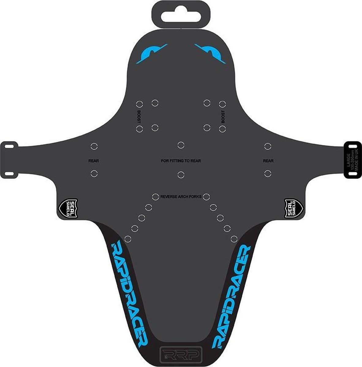 Rapidracerproducts Spatbord Enduroguard 130-200 Mm Aqua