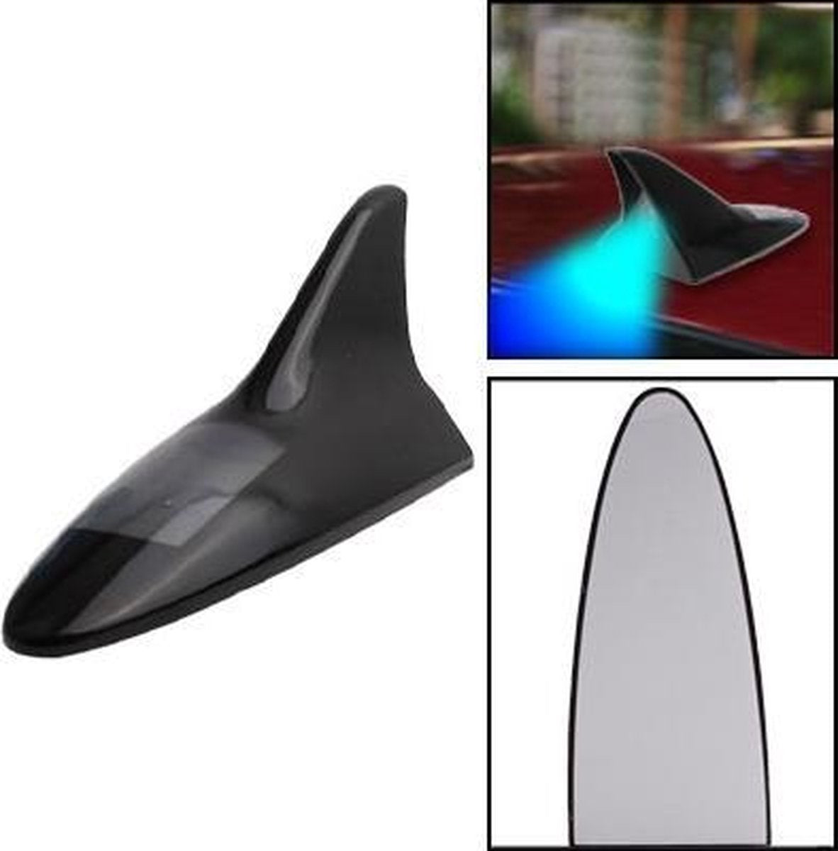Solar Sharkvin Hoog gepositioneerd alarmlicht (zwart)