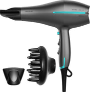 Cecotec Ionicare Fohn met diffuser - Haardroger - Extra volume - 2 kopstukken - 2200W - Zwart