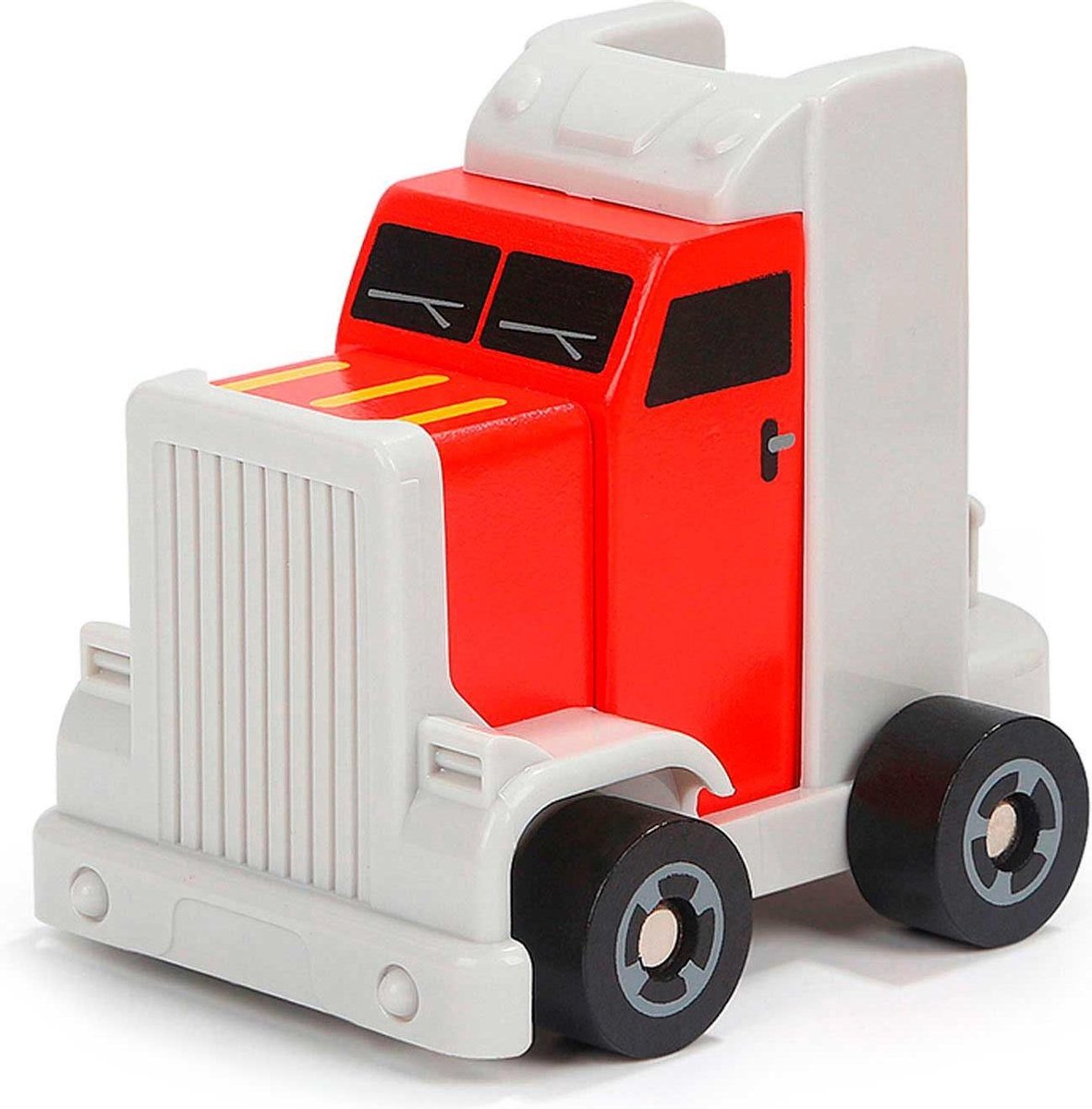 TopBright hout DIY vrachtwagen met oplegger (transporter)