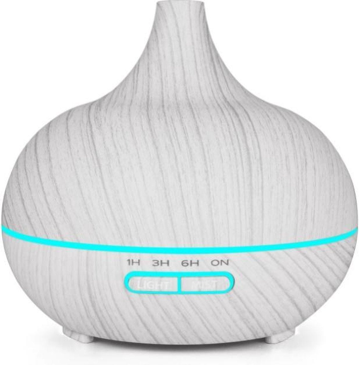 Itagala Geurverspreiders | Aroma diffuser | Aromatherapie | Ultrasone etherische olie verdamper en vernevelaar | 550ml |Luchtverfrisser en luchtbevochtiger met sfeervolle LED verlichting | Met afstandsbediening | Wit