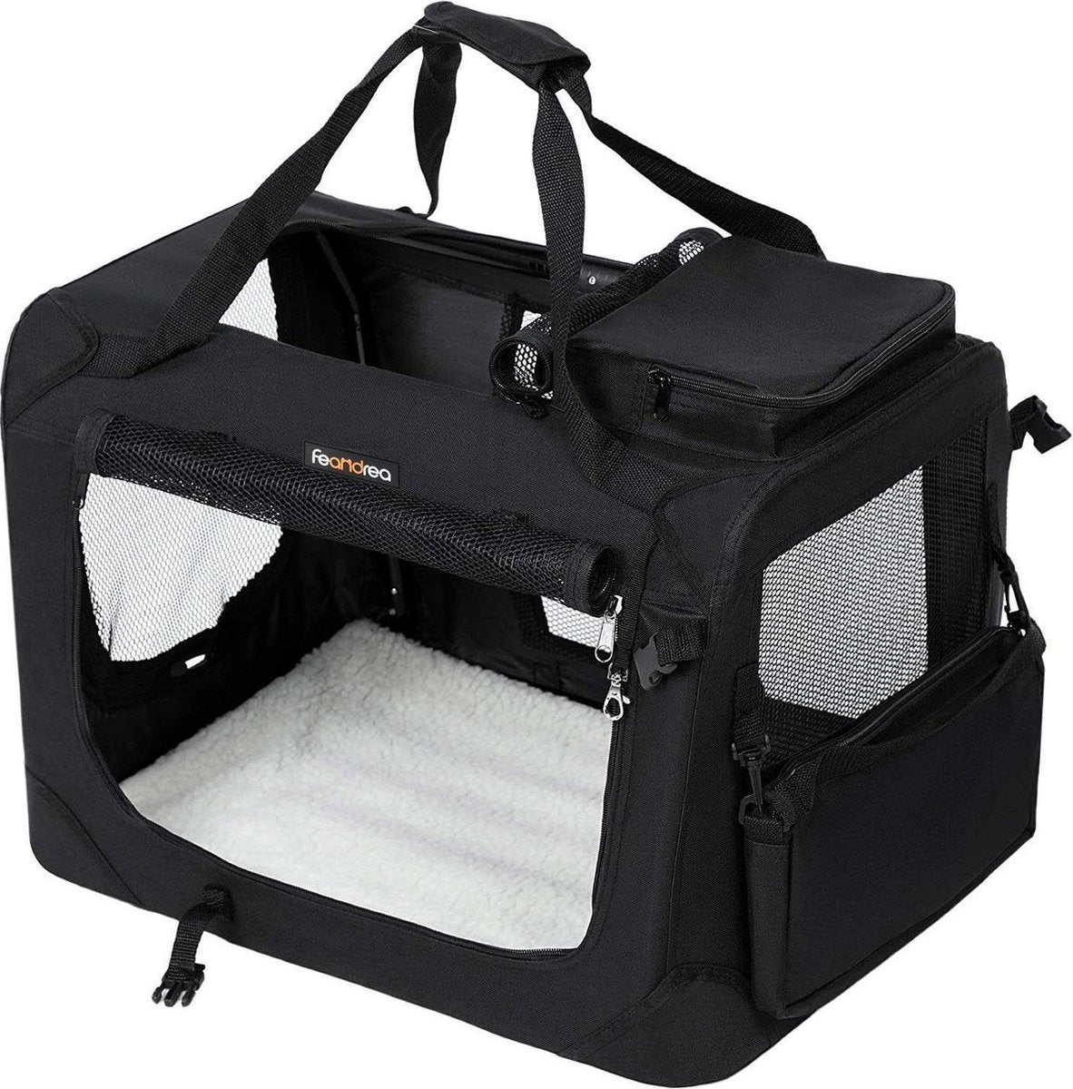 Nancy's Draagtas voor Dieren - Transporttas - Hondentas - Reistas Honden - Hondenbox - Draagtas voor Katten - 60 x 40 x 40 cm