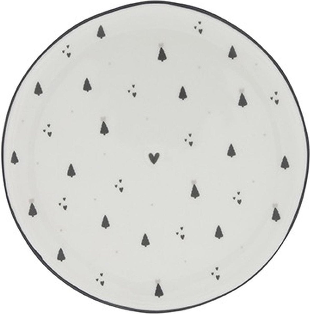 Bastion Collections - Bord kerstboom en hartjes