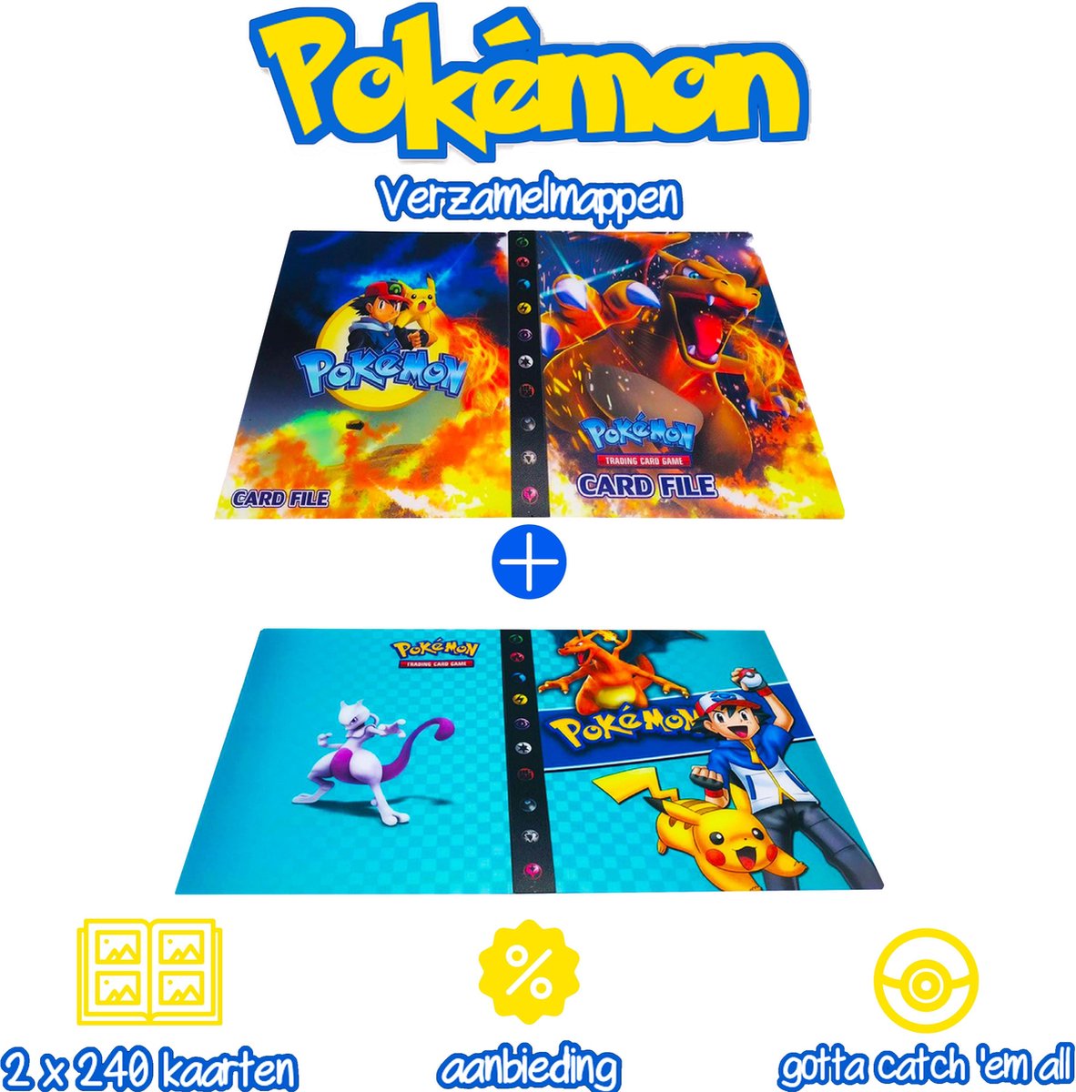 Pokemon Verzamelmappen Set - Ash