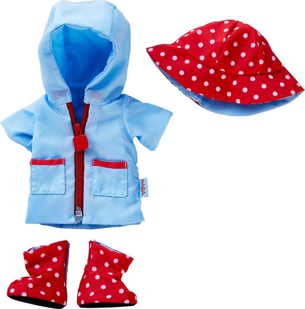 Poppenkleren - Regentijd - 30cm
