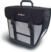 Enkele pakaftas Basil Tour Single rechts 17 liter - zwart / zilver