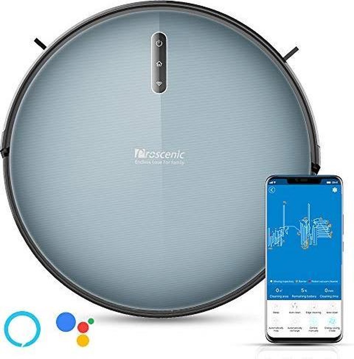 Proscenic 830T - Robotstofzuiger met dweilfunctie