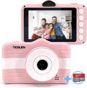 Exilien HD kindercamera 1080P incl. 32 GB Micro SD card- digitale kindercamera-kindercamera-roze kindercamera -kindercamera meisje -3