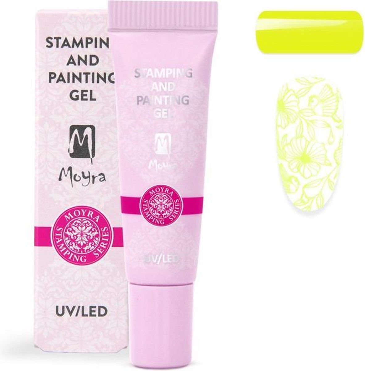 Moyra Stamping and Painting Gel No.10 Vivid Yellow