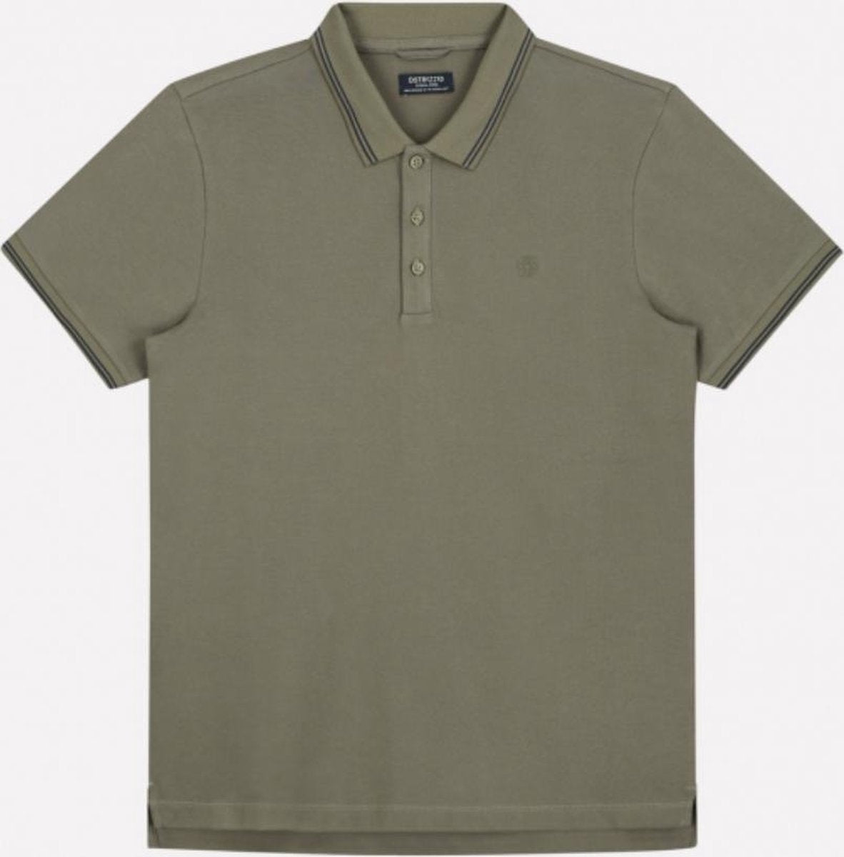 Dstrezzed Polo Korte Mouw Army Groen (202646 - 511)