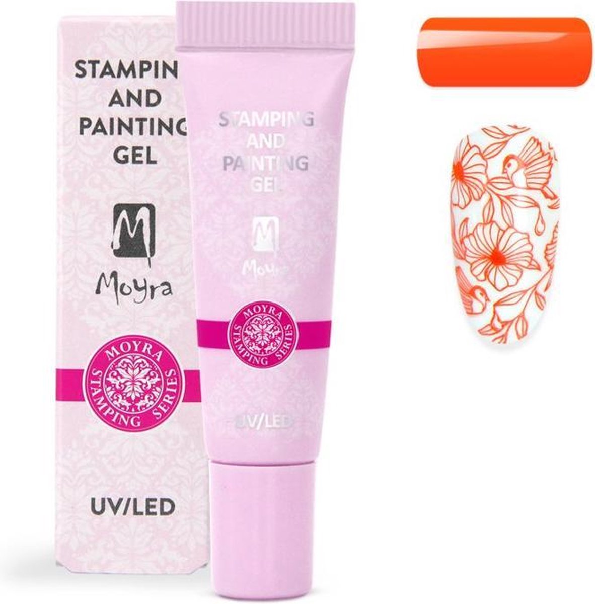 Moyra Stamping and Painting Gel No.11 Vivid Orange