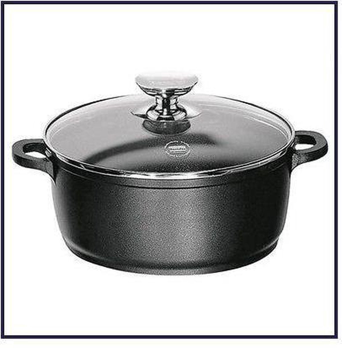 Berndes Vario Click Induction kookpan met deksel -aluminium - Ø 24 cm - Zwart