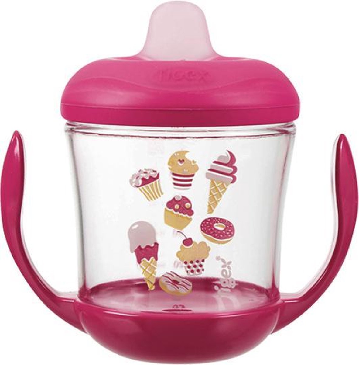 Tigex Trainer Cup - Drinkbeker 170ml 6+ maanden Rood