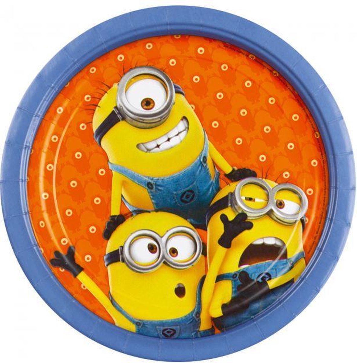 Procos Feestborden Minions Junior 18 Cm Papier 8 Stuks