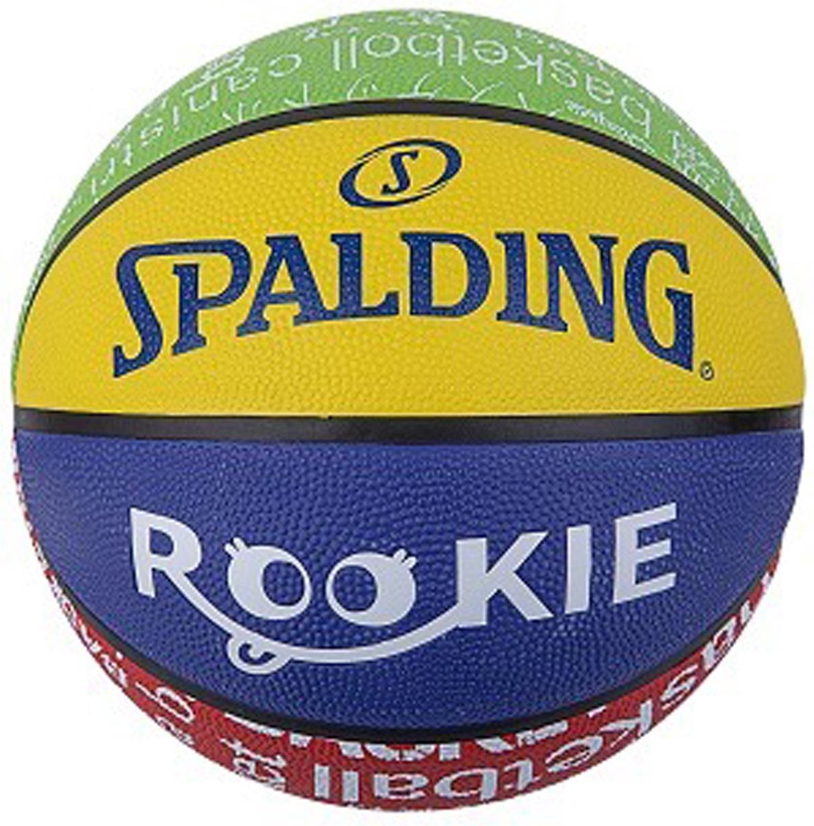 Spalding BasketbalKinderen - geel - blauw - groen - rood - wit