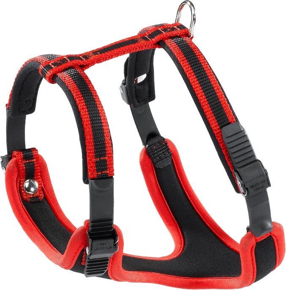 Ergocomfort tuig rood Maat - s rood
