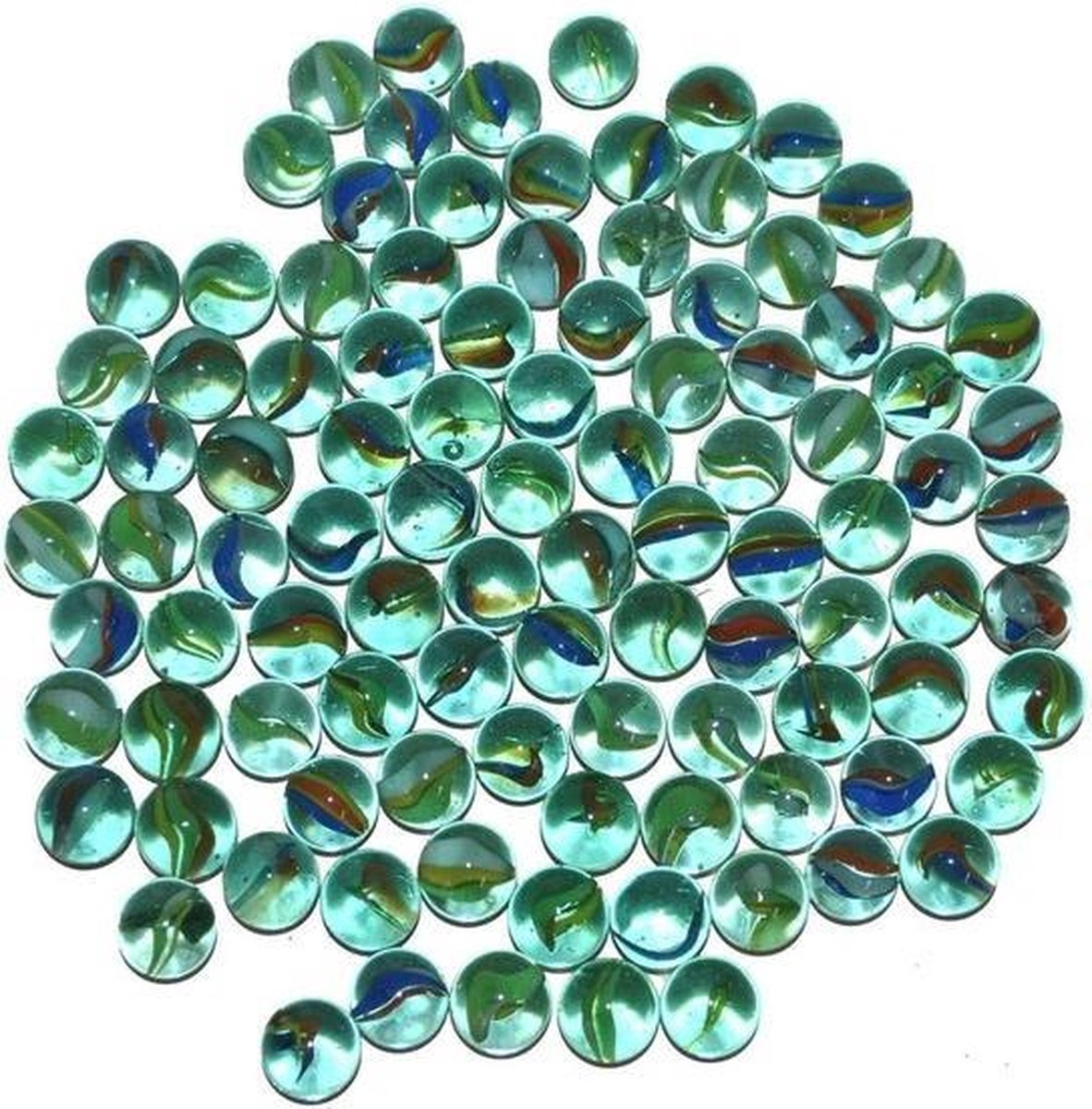 Knikkers van glas 950 stuks - Glazen speelgoed knikkers - buitenspeelgoed - knikkeren
