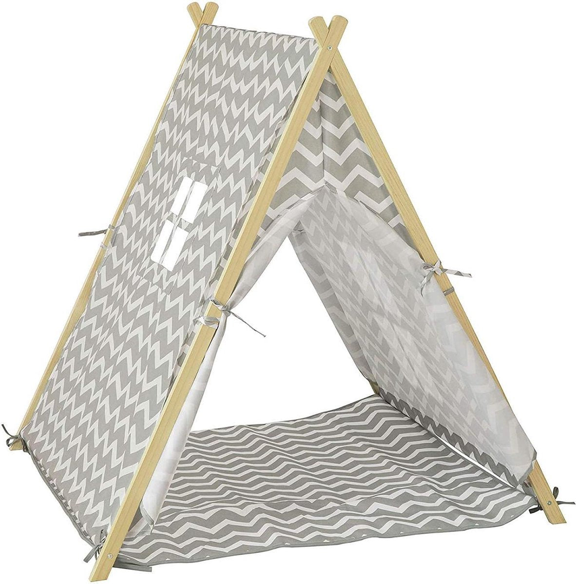 Simpletrade Speeltent - Tipi speeltent - Geïntegreerde vloer - Polyester - 104x110x100 cm