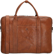 Micmacbags Legacy Cognac Laptoptas  - bruin