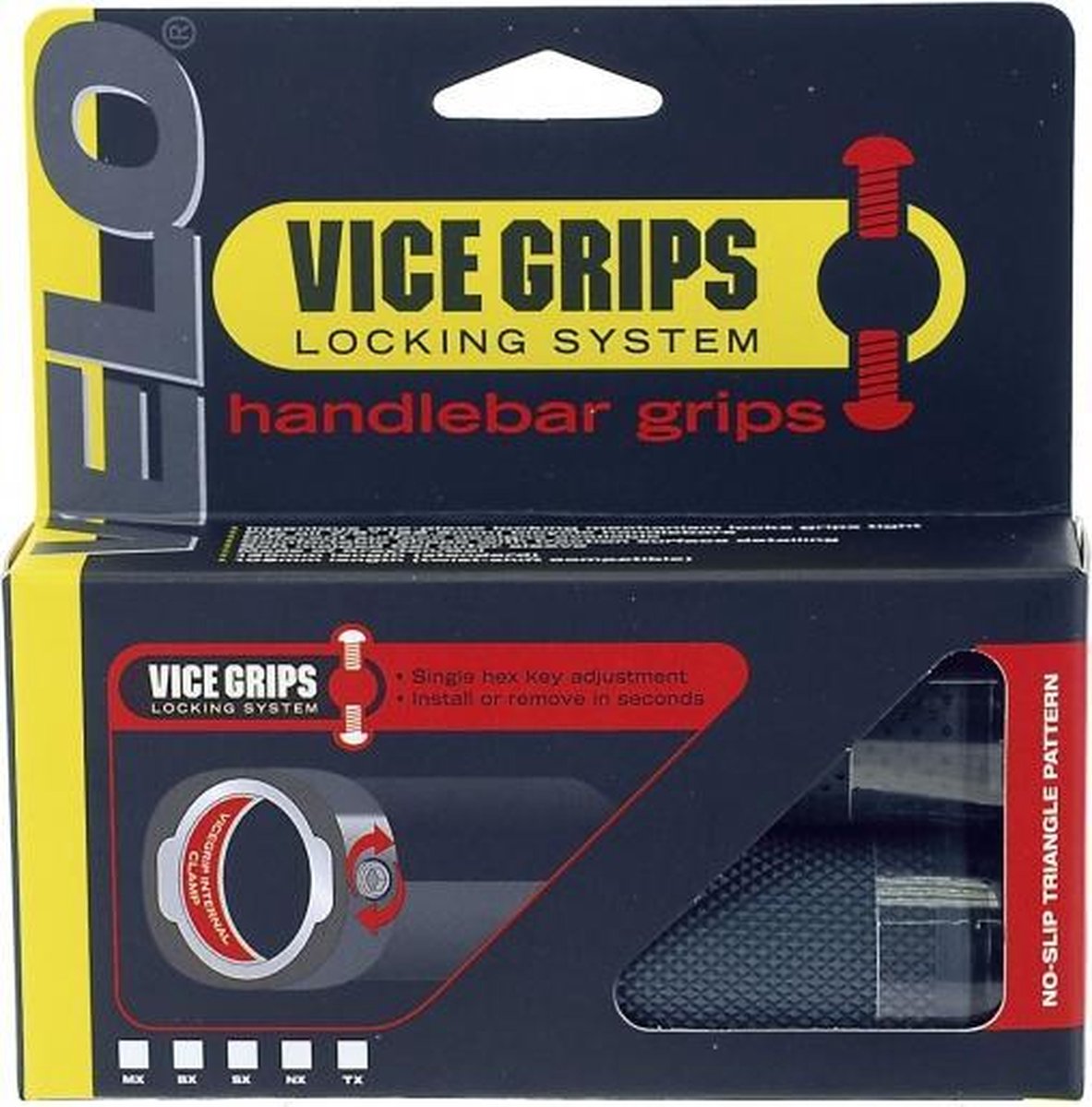 Handvatpaar aluminium Velo D3 gel - zwart / grijs