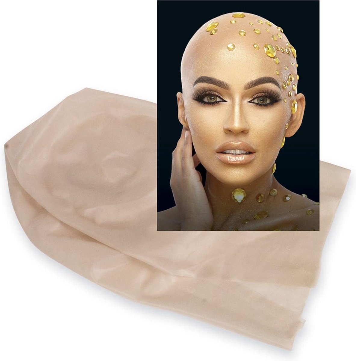 Mehron Kale Kop | Bald Cap voor Schmink Grime