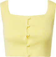Glamorous gebreide top Geel-12 (M)