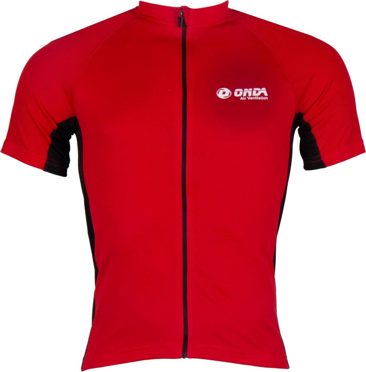 Onda Alentejo SS Fietsshirt - Maat XXL  - Mannen - rood/zwart/wit