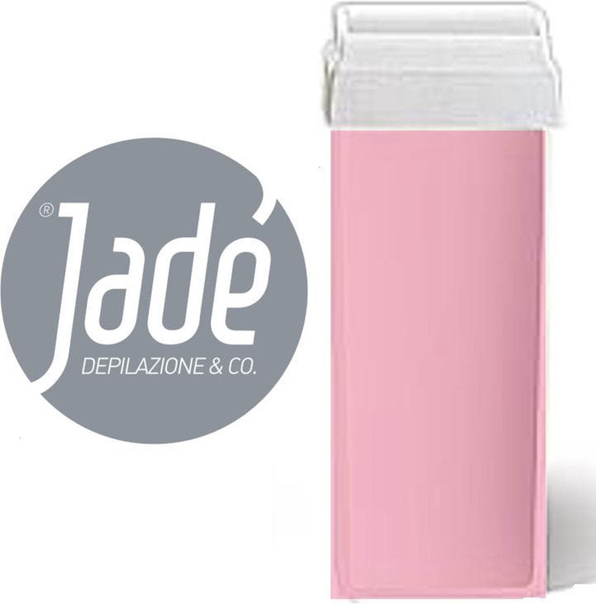 Jade Stripwax Titanium Harspatroon 100ml met brede roller -wax refill - wax roll on - harsvulling voor het ontharen van het gehele lichaam