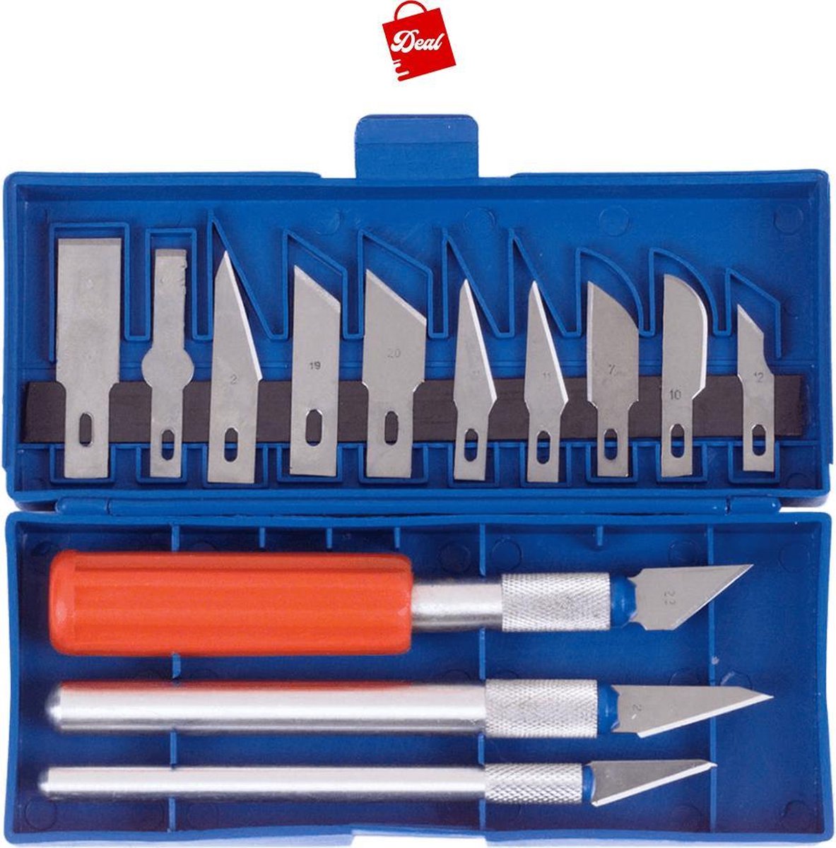Deal Tools Professioneel RVS Precisiesnij Set | 16 Delig