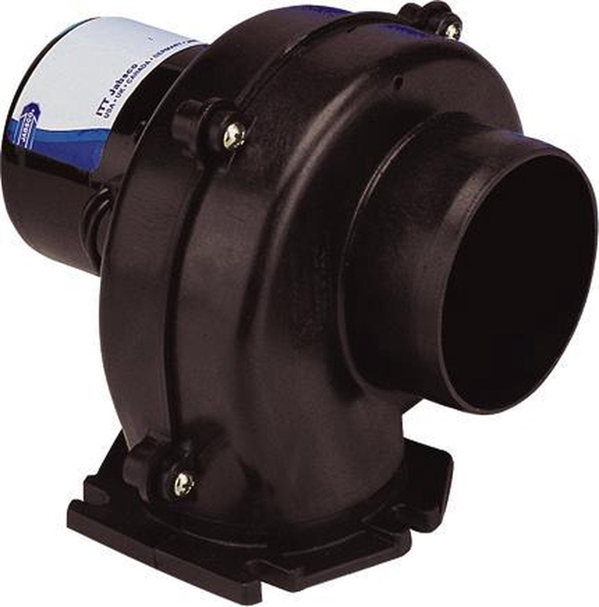 Jabsco Ventilatoren (blowers) met flens 12 Volt/15 Amp.