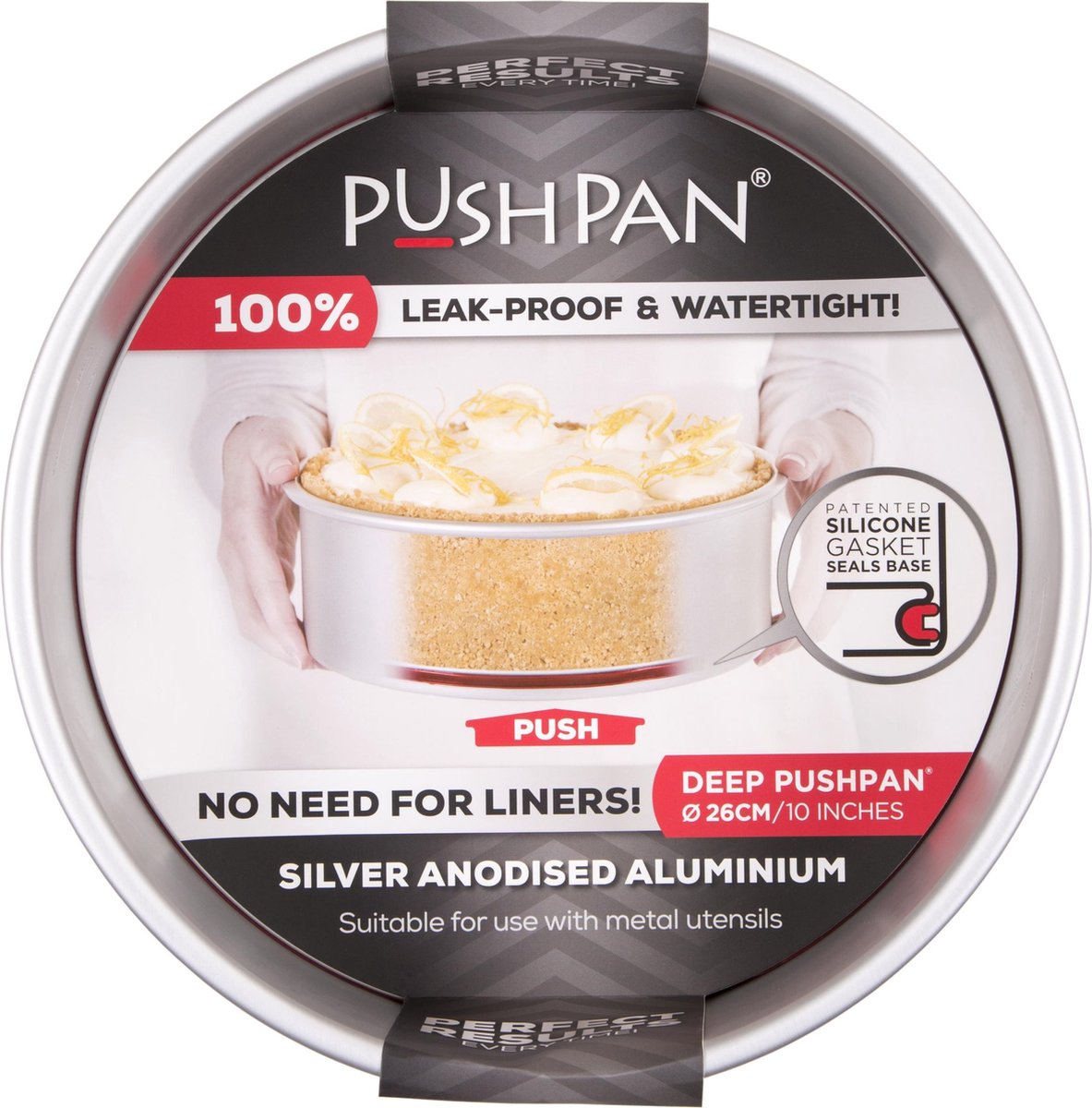 Wham PushPan Springvorm - Aluminium - Rond - Diep - 26 cm