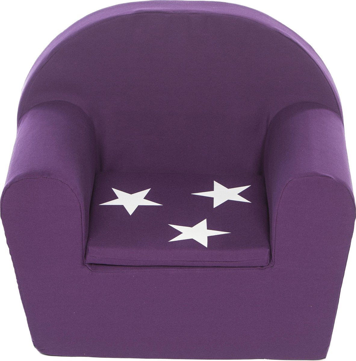 Peuterstoeltje-Kinderfauteuil Paars+ster