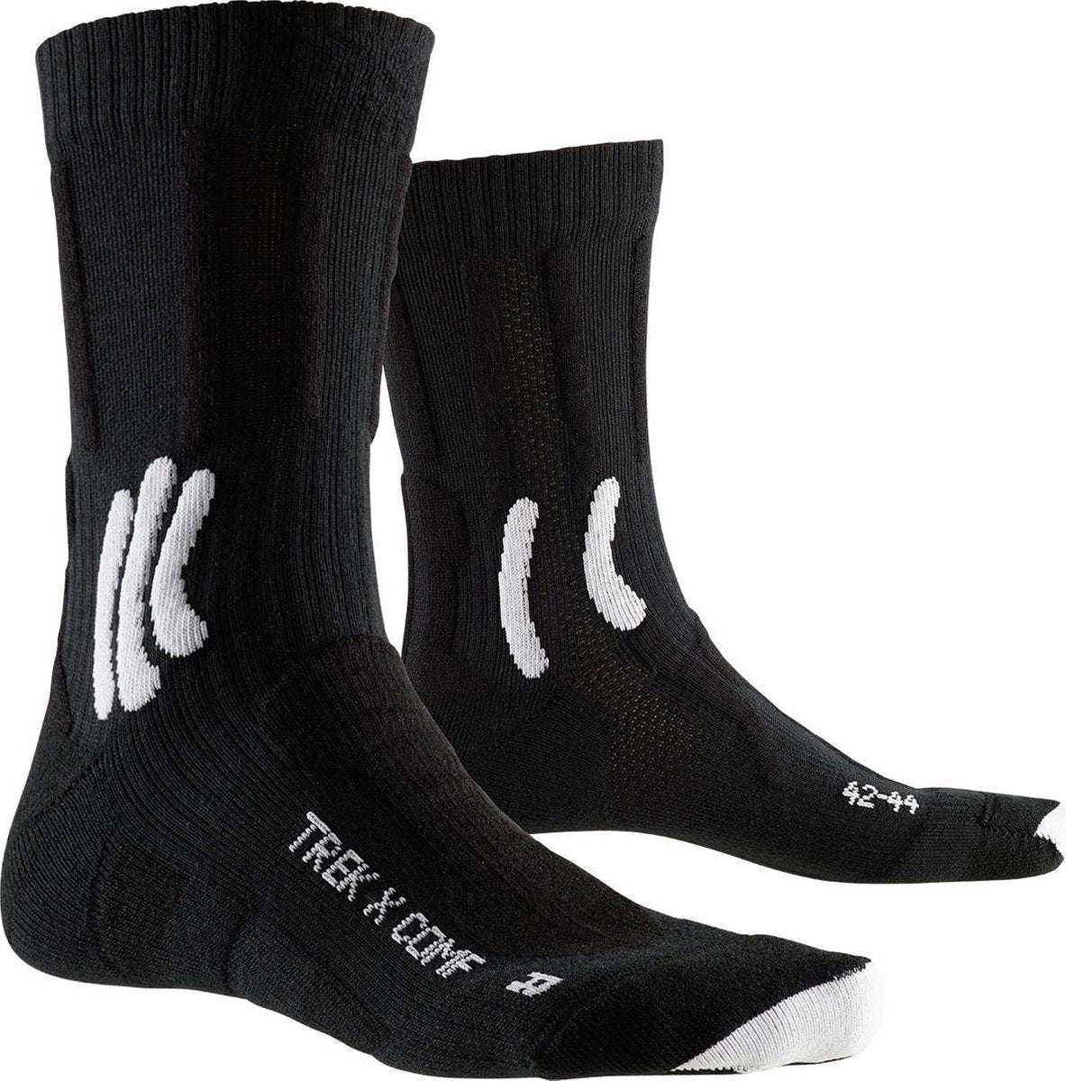 X-socks Wandelsokken Trek X Comf Synthetisch Zwart/wit Maat 39/41